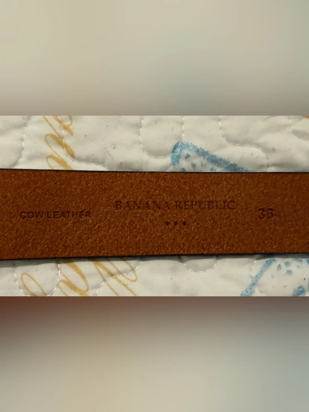 Banana Republic Cow Leather Belt, Size 36, Great Condition!